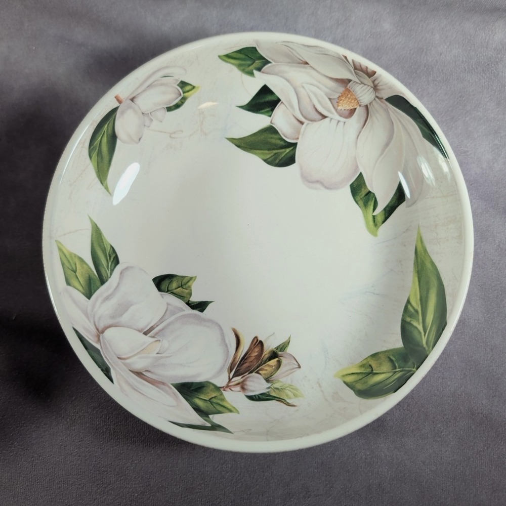 Set of 2 Pier 1 Magnolia Large Salad / Pasta Bowls – 8" Ironstone Discontinued